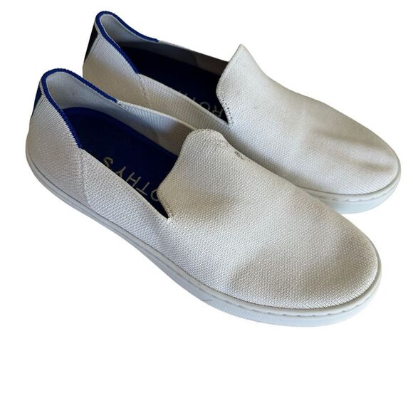 ROTHYS‎ The Original Slip On Sneaker in  Bright White Size 6.5 - Picture 1 of 14